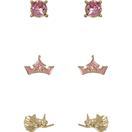 SET 3 PARES DE PENDIENTES PRINCESAS DISNEY image 0