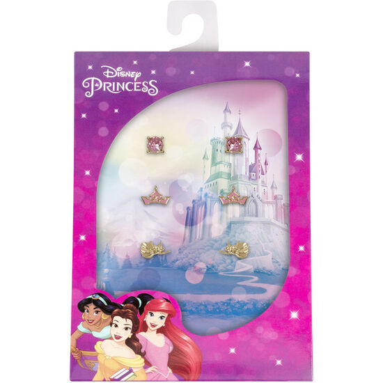 SET 3 PARES DE PENDIENTES PRINCESAS DISNEY image 1