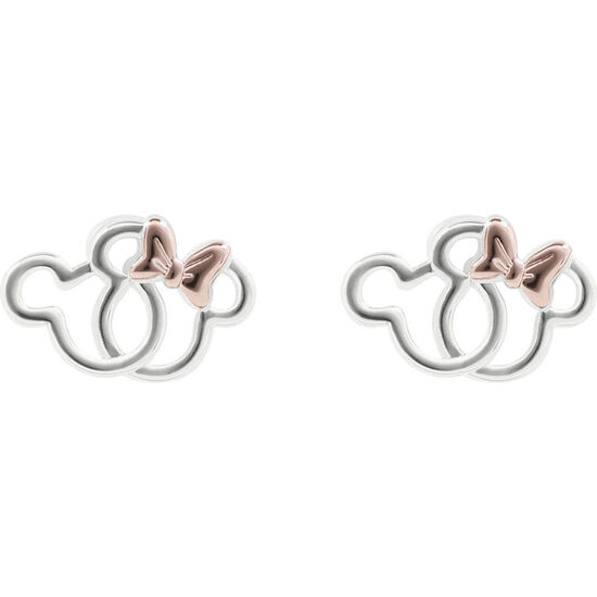 PENDIENTES MINNIE DISNEY PLATA image 0