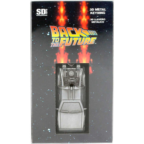 LLAVERO 3D METAL DELOREAN REGRESO AL FUTURO image 0