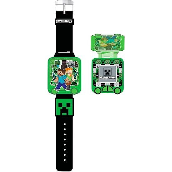 RELOJ DIGITAL EDUCATIVO CON JUEGOS MINECRAFT image 0