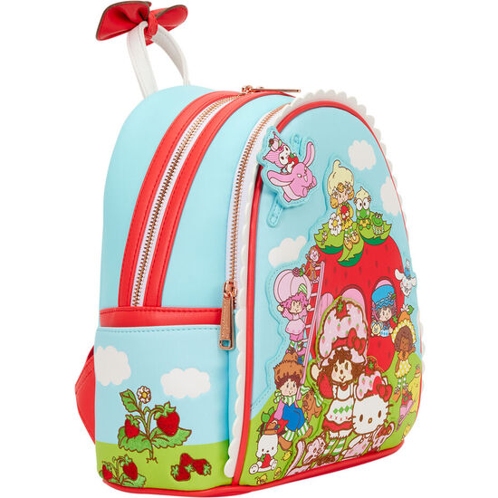 MOCHILA SHORTCAKE SCENTED HELLO KITTY & FRIENDS X STRAWBERRY LOUNGEFLY 26CM image 2