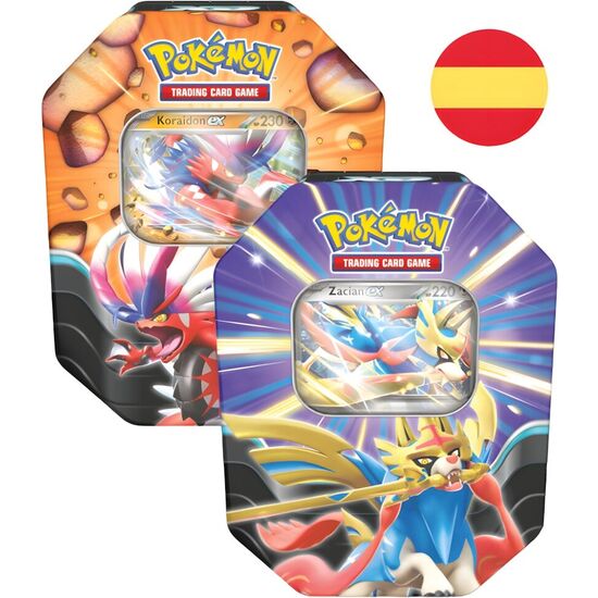 LATA CARTAS PALDEA ZACIAN EX KORAIDON EX POKEMON ESPAÃ±OL image 0