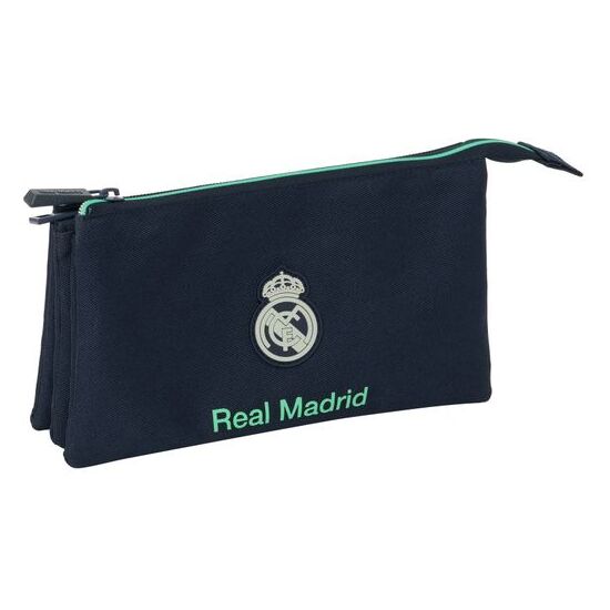 PORTATODO TRIPLE REAL MADRID 2ª EQUIPACION 25/26 image 0