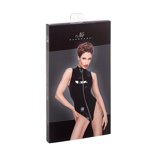 HIGH CUT PVC BODY - BLACK image 2