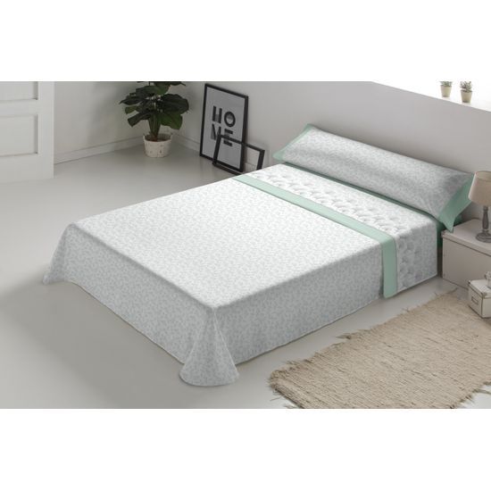 SABANAS FRANELA 100% ALGODÓN ENCIMERA: 150X270 CM BAJERA: 80X200+30 CM F.ALMOHADA: 45X100 CM3 image 0