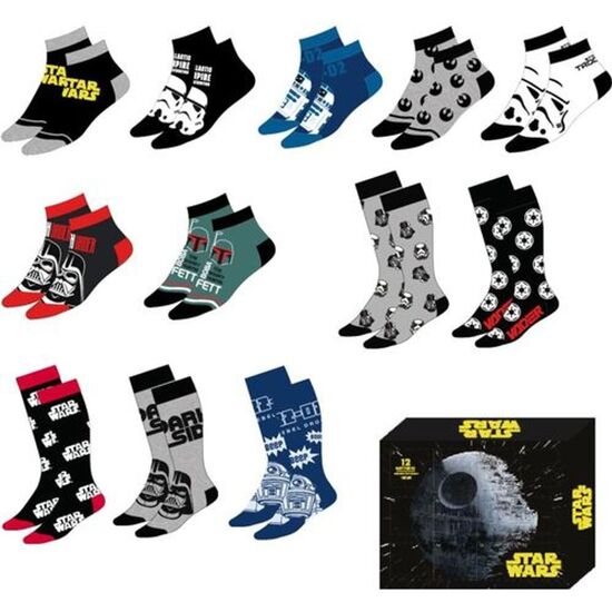 PACK CALCETINES 12 PIEZAS STAR WARS image 0