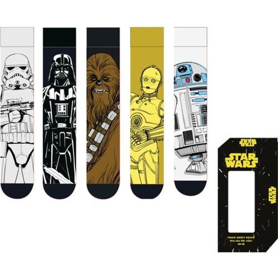 PACK CALCETINES 5 PIEZAS STAR WARS image 0