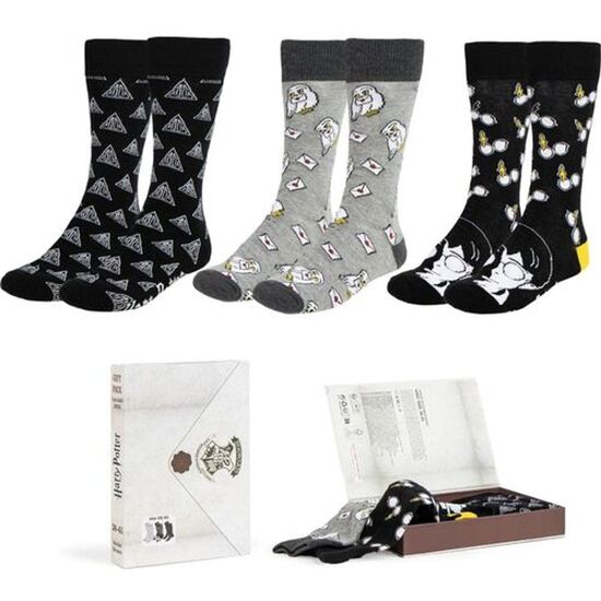 PACK CALCETINES 3 PIEZAS HARRY POTTER image 0