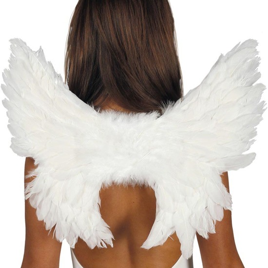 ALAS PLUMAS BLANCA 55 X 45 CMS. image 0