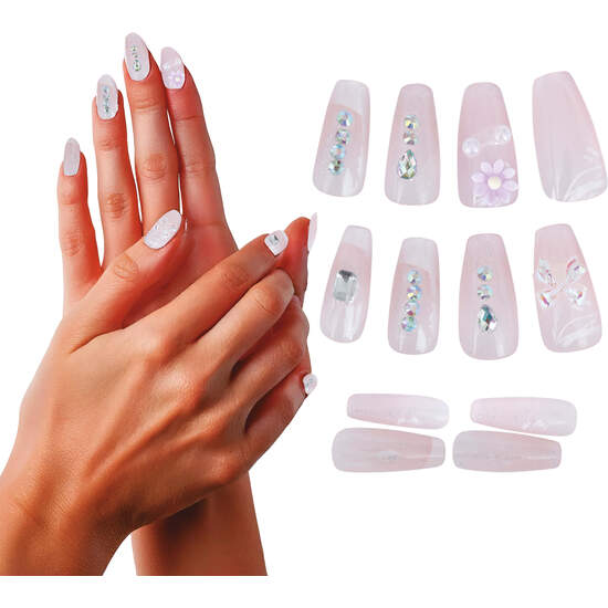 12 UÑAS CON PEDRERIA, ADULTA image 0