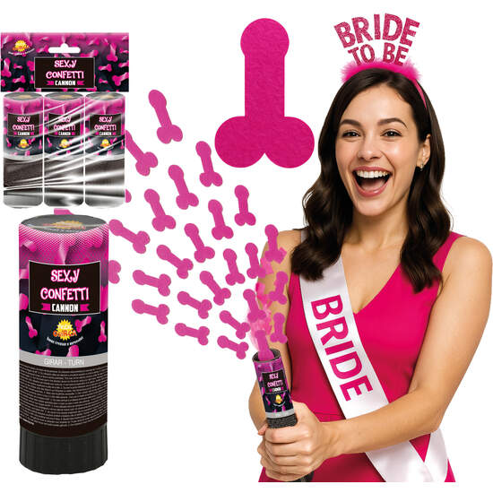 BOLSA 3 CAÑONES 10.5 CM SEXY CONFETTI image 0