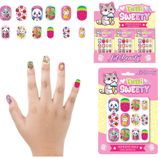 12 UÑAS TUTTI SWEETY, INFANTIL image 0