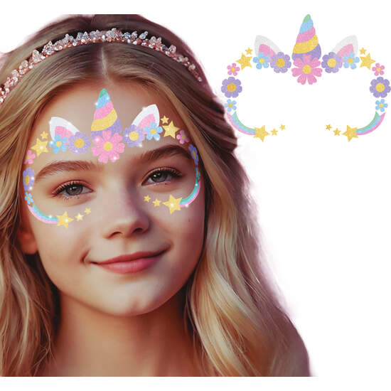 GLITTER FACE UNICORNIO image 0