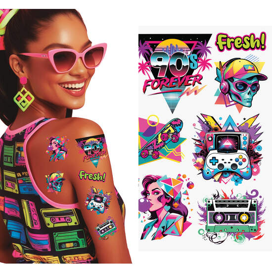 HOJA TATUAJE 90S 14X30 CM image 0