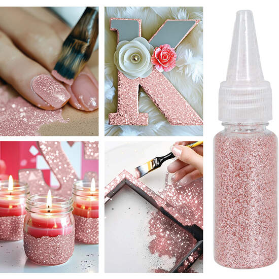 1 BOTE DE GLITTER BIODEGRADABLE DE 10 GR ROSA image 0