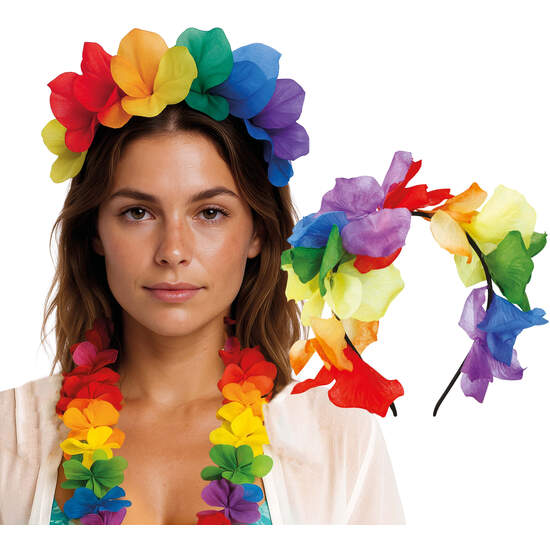 DIADEMA FLORES MULTICOLOR image 0