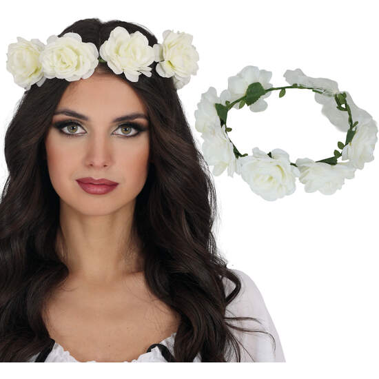 CORONA ROSAS BLANCAS image 0