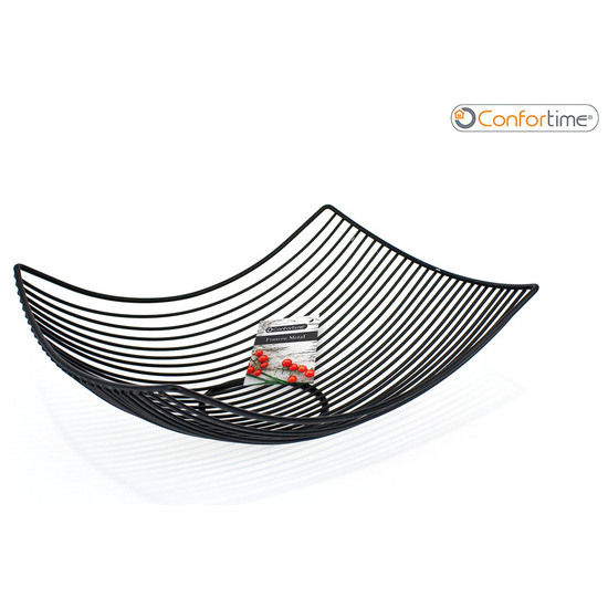 METAL FRUIT BOWL BLACK CONFORTIME image 0