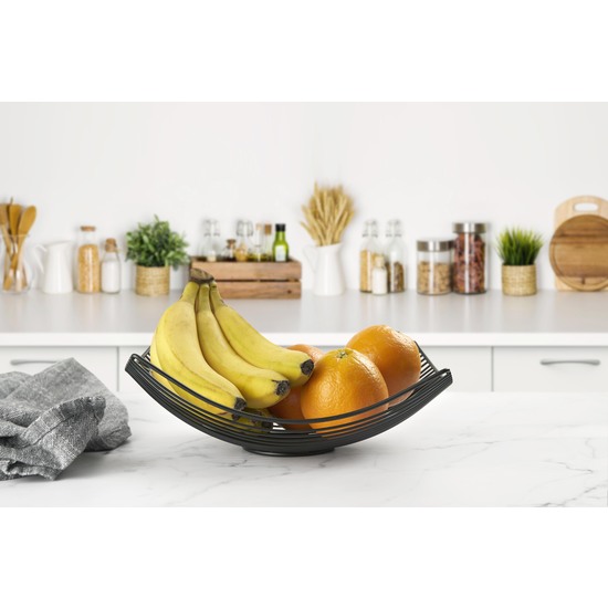 METAL FRUIT BOWL BLACK CONFORTIME image 4