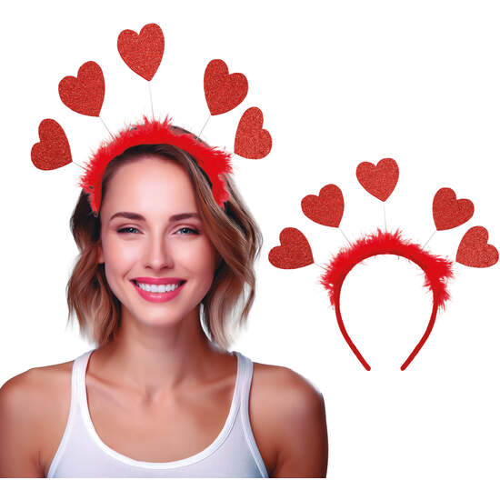 DIADEMA DE CORAZONES image 0