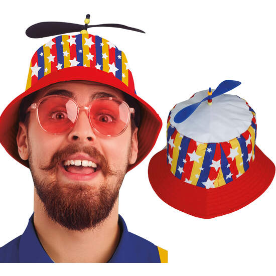 GORRO DIVERTIDO CON HELICE, ADULTO image 0
