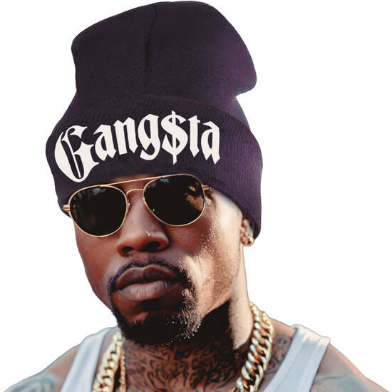 GORRO GANGSTA, ADULTO image 0