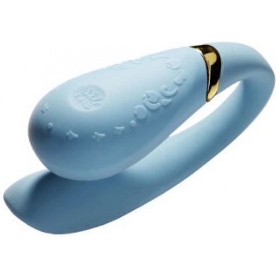 ZALO VERSAILLES FANFAN COUPLES MASSAGER - BLUE image 2