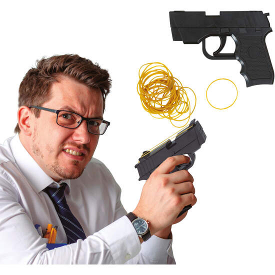 PISTOLA GOMAS ELASTICAS 17 CMS image 0