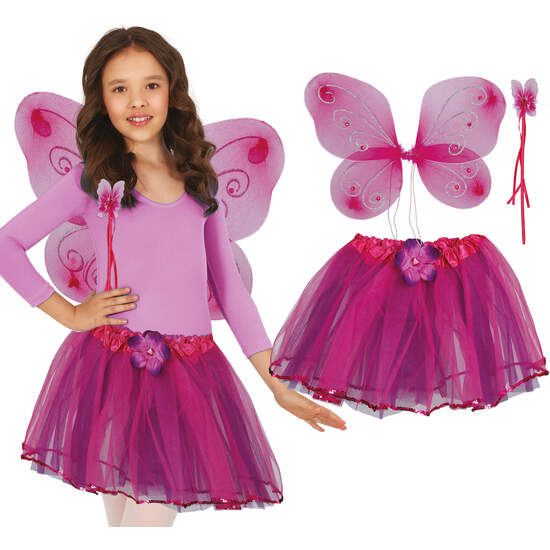 SET MARIPOSA LILA, INFANTIL image 0