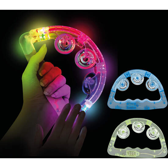 PANDERETA SURTIDA CON LUZ 16X15 CMS image 0