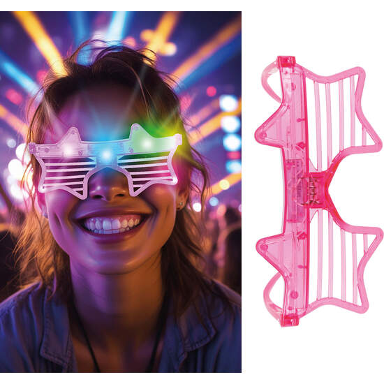 GAFAS ESTRELLAS CON LED SURTIDAS image 0