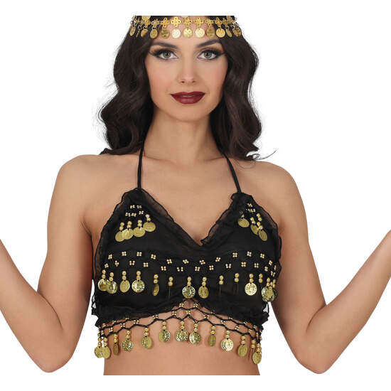 TOP MONEDAS NEGRO, ADULTA image 0