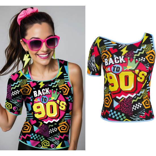 CAMISETA 90S, ADULTA, 42 – 44 (L) image 0