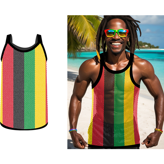 CAMISETA REJILLA JAMAICA, ADULTO, 52 - 54 (L) image 0