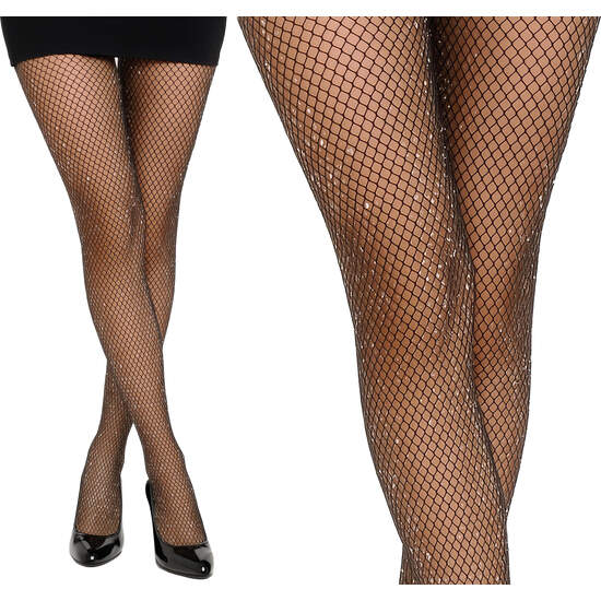 PANTYS NEGRAS BRILLANTES, ADULTA image 0