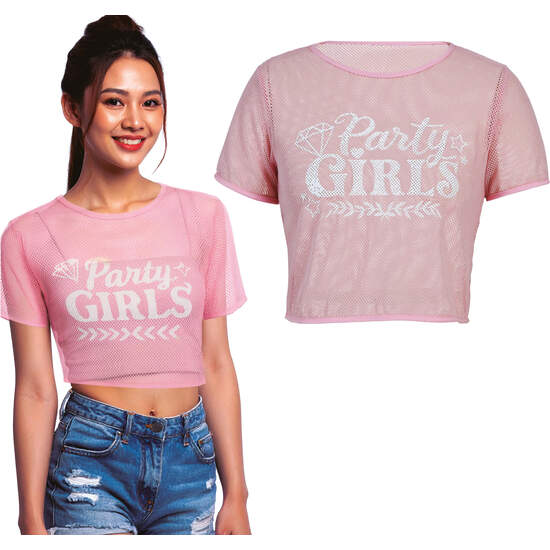 CAMISETA REJILLA PARTY GIRLS, ADULTA, 42 – 44 (L) image 0