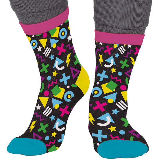 CALCETINES 80S NEGRO, ADULTO, 42 – 48 image 0