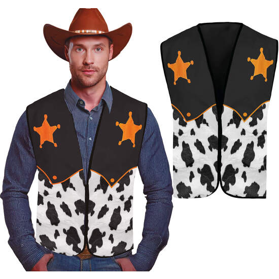 CHALECO COWBOY SHERIFF, ADULTO image 0