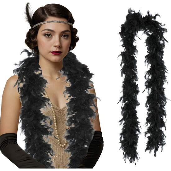 BOA PLUMA, 80 GR, NEGRA image 0