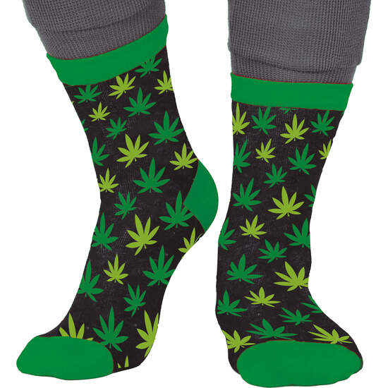 CALCETINES MARIHUANA, ADULTO, 42 – 48 image 0
