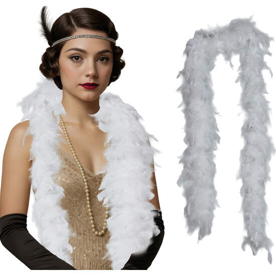 BOA PLUMA, 80 GR, BLANCA image 0