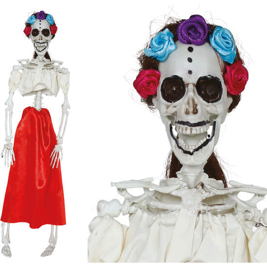 COLGANTE ESQUELETO CATRINA 40 CMS image 0