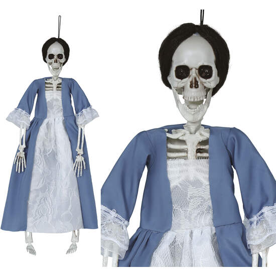 COLGANTE ESQUELETO CON VESTIDO 40 CMS image 0