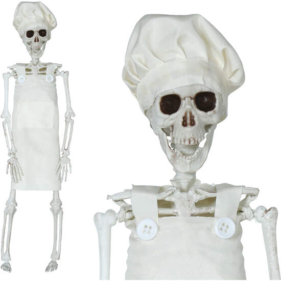 COLGANTE ESQUELETO COCINERO 40 CMS image 0