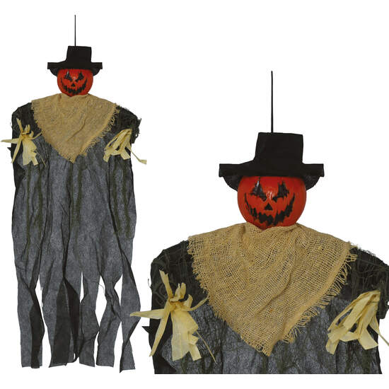 COLGANTE ESPANTAPAJAROS CALABAZA 60 CMS image 0