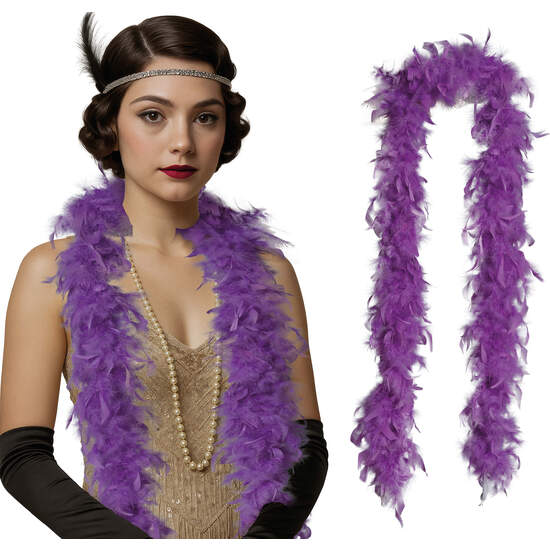 BOA PLUMA, 80 GR, LILA image 0