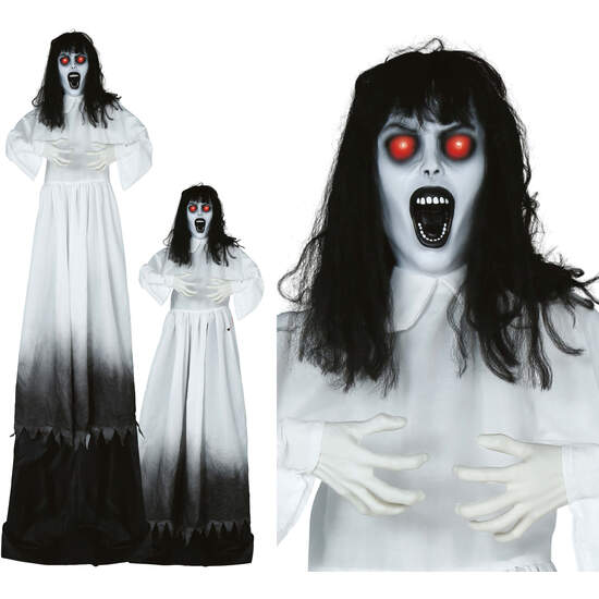 MUJER ZOMBIE LUZ SON MOV 180 CMS image 0