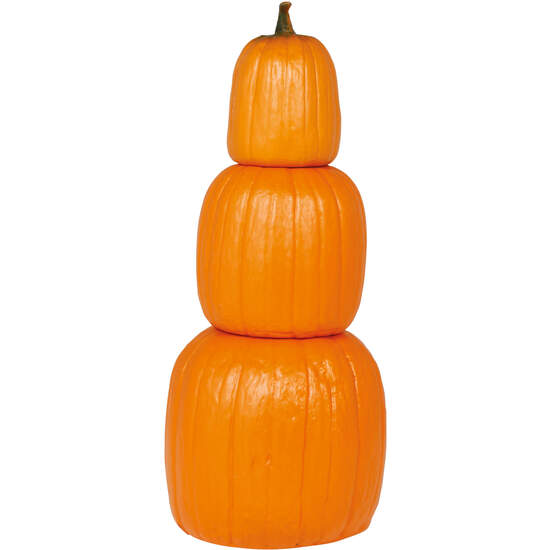 3 CALABAZAS APILADAS 60 CMS image 0