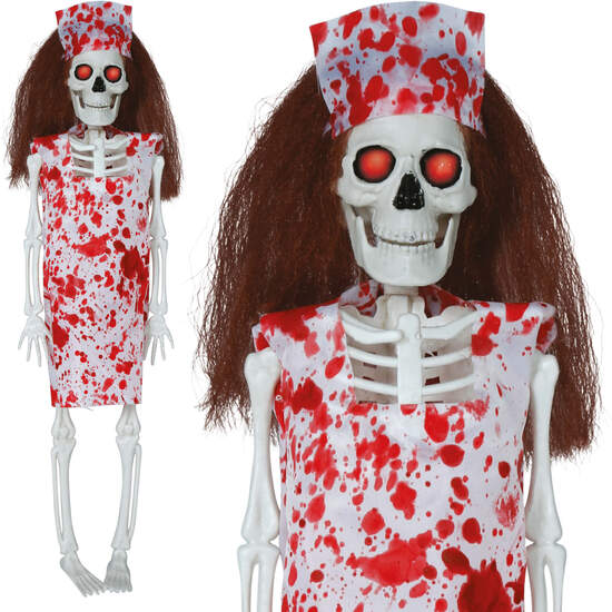 COLGANTE ESQUELETO ENFERMERA 40 CMS image 0